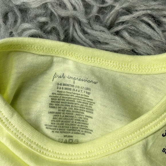 Yellow Kids Shirt with Turtle Design - Picture 3 of 4